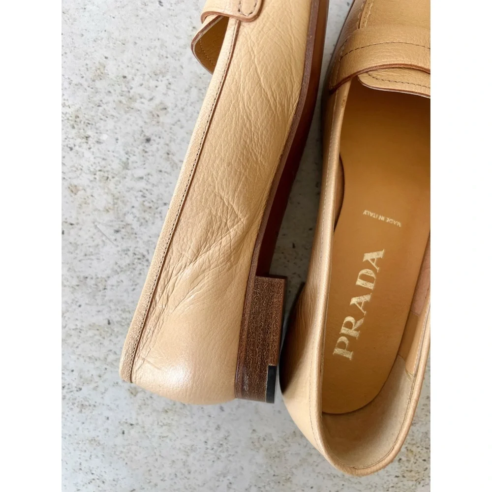 PRADA Women’s Leather Loafers size 37 EU - Picture 10 of 10